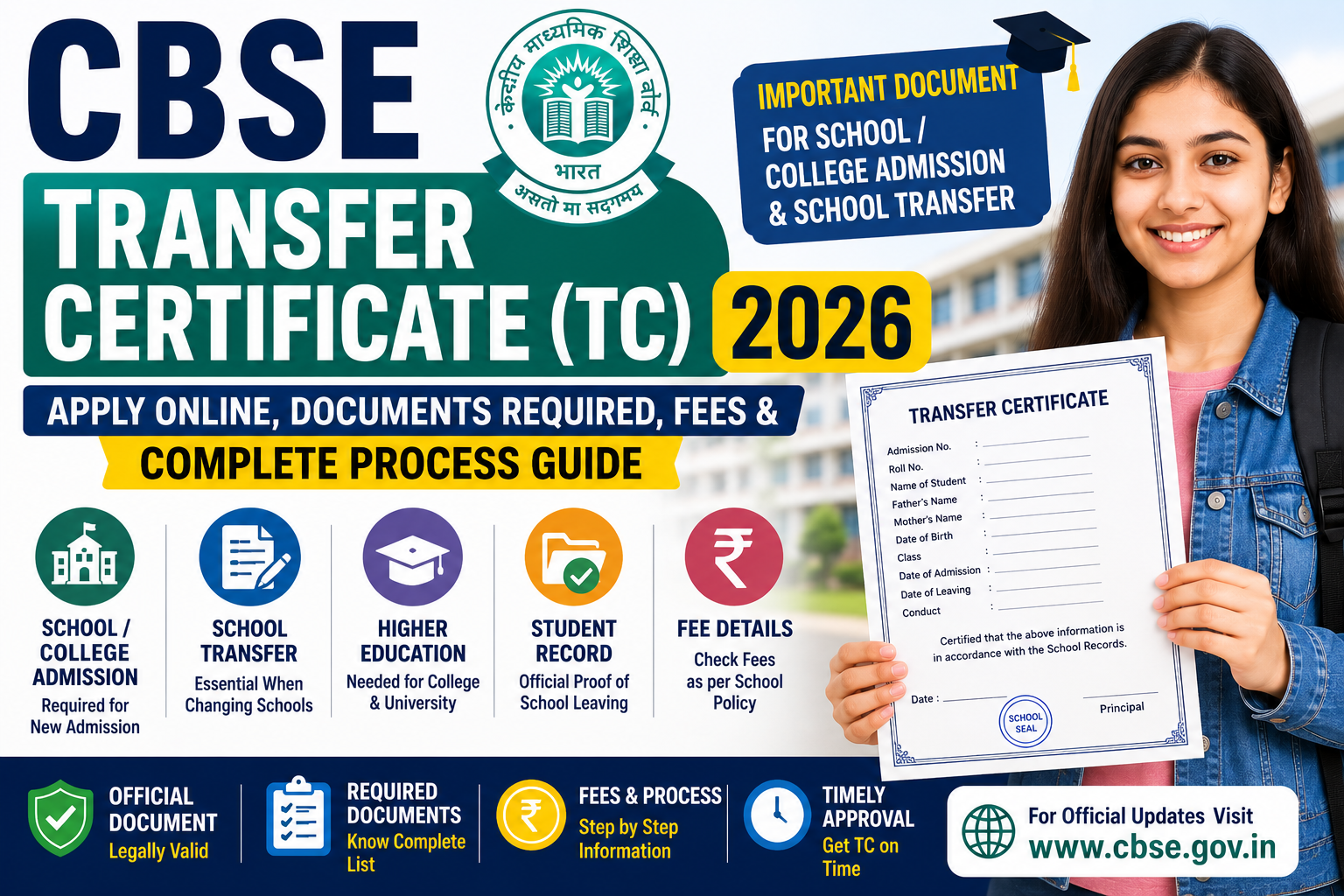 CBSE Transfer Certificate 2026